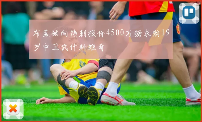 布莱顿向热刺报价4500万镑求购19岁中卫武什科维奇
